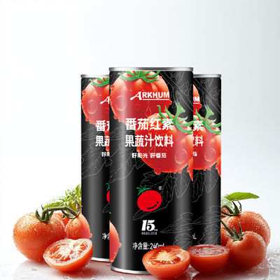 qualità Succo di frutta di pomodoro 100% naturale con 12,4 g di carboidrati 6 mg di sodio fabbrica