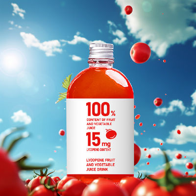 qualità Succo di pomodoro non salato in bottiglia di plastica 100 ml 3% Valore di riferimento nutrizionale fabbrica