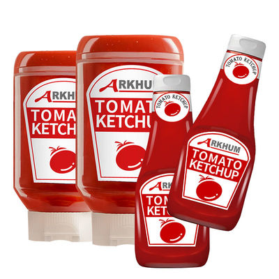 qualità Flavored Tomato Sauce Ketchup Flavored Condiment with 150g Bag and 150g Box Packaging and Nutrient Reference Value Energy 7% fabbrica